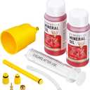 Brake Bleed Kit for Shimano Hydraulic Brakes, Brake Fluid Change Hydraulic Kits, Including High Performance Brake Fluid Mineral Oil 120ml