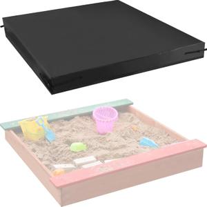 Thyle Sandbox Cover with Lid-71in Heavy Duty 420 Oxford Cloth Waterproof Outdoor Sand Box Sandpit Cover Square for Sand and Toys Protection