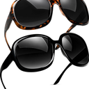 miyya Bug Eye Oversized Polarized Sunglasses Womens, Trendy Retro Sun Glasses for Women 2024, Oversized UV Protection Shades