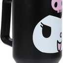 Tumbler with Handle 40 oz Stainless Steel Insulated Travel Coffee Mug with Lid Officially Licensed Kitty Character Cup