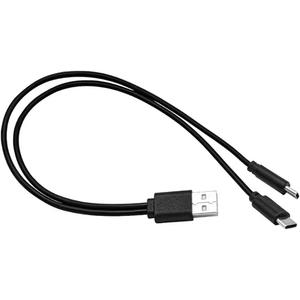 8 Inch 2 in 1 USB-C Splitter Cable - Type A to USB-C Charging Cord