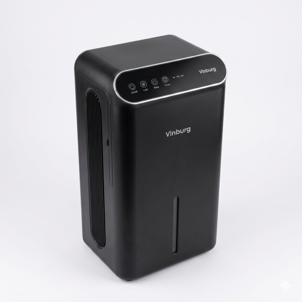 Dehumidifier for Home 1000 sq.ft - Small Quiet Dehumidifier with Auto Shut Off, Aromatherapy, 3 Gear Timer, Sleep Mode, 7-Color LED Light, Drain Hose for Bedroom, Bathroom, Basement, RV
