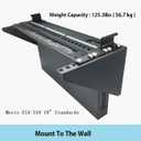 3U 19 Inch Heavy Duty Vertical Wall Mountable Rack and 125 lb Wall Mountable Server Rack (3U150)