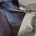 Cloudy Starry Night Peel and Stick Wallpaper Vintage Green Leaf Contact Paper Dark Floral Wall Mural Home Vinyl Waterproof Self Adhesive Removable Renter Friendly Wall Paper 17.5" x 118"