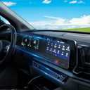 For 4PCS Integrated 2023 2024 2025 Kia Sportage 12.3 Inch Touchscreen & AC Dual Displays High Clarity Screen Protector - Sportage (EX/X-line) Accessories