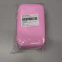 Kids Instant Print Camera Case for ESOXOFFORE Digital Video Cameras with 3 Rolls Paper Refill, Toddler Film Camera Storage Holder Bag with Mesh Pocket for Thermal Paper Accessories (Box Only) - Pink