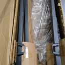 Amazon Basics Metal Bed Frame(Box Spring Required), 9-Leg Base for Box Spring and Mattress, King, Tool-Free Easy Assembly, Black