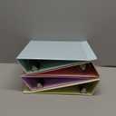 SUNEE 3 Ring Binder 2 Inch, Clear View Binder Three Ring PVC-Free (Fit 8.5x11 Inches) for School or Office Supplies, Assorted Pastel, 4 Pack