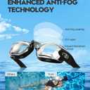 2 x Adult Swim Goggles 2 Pack No Leaking Goggles for Men Women Youth | Anti-Fog UV Protection Mirrored Swimming Glasses