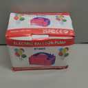 Growsun Balloon Pump Electric 110V 600W Balloon Garland Arch Kit Air Blower Inflator for Party Balloons Decoration Baby Shower Tape Strip Include (Rose Red)