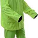 RainRider Rain Jacket Pants Suits for Men Women Waterproof Lightweight Rain Gear Workwear (Green), XL