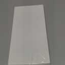 CML Matte White Decorator Screwless Wall Plate, 2-Gang Outlet Covers, 4 Pack Decorative Light Switch Plates, Scratch and Impact Resistant, Polycarbonate, Standard Size 4.68 X 4.72