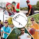Rindion 24 Pairs Glasses Ear Grip, Silicone Ear Hooks For Glasses With Storage Box for Sports and Work