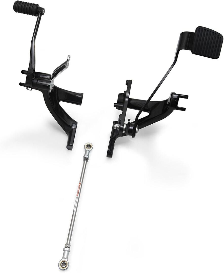 For Harley Softail Rider extended Standard Forward Control Kit w/footboards floorboards 2018-up (Black Forward Control)