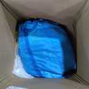 Inflatable Bounce House with Slide, Jumping Castle with Blower and Wave Pool, Basketball Rim, Long Tunnel