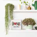 HTBIG Wooden Box Sign Home Sweet Home Farmhouse Homes Decorations Sign Desk Decor for House Bedroom Living Room Kitchen Tabletop Shelf Table, House Warming Gifts 5 x 5 Inches