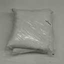 Set of 2, 95% Feather 5% Down Square Decorative Throw Pillow Insert, Cotton Cover, 16x16 Inch