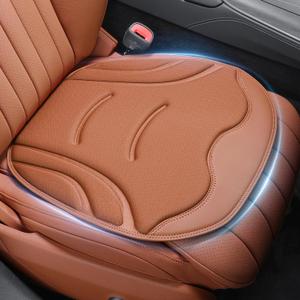HOLDCY 2Pcs Car Seat Cushion  Ergonomic Comfort, Breathable Material, and Universal Fit, Anti-Slip Bottom for Secure Fit  Ideal for Cars, Office Chairs, and Long-Haul Trucks (Orange)