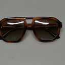 livho Trendy Polarized Square Aviator Sunglasses Women Men Square Eyewear Frame, Retro Sun Glasses for Women Men 2025 Shades, Brown Tortoise