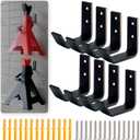 8 Packs Jack Stands Wall Mount Organizer, Heavy Duty Stainless Steel Holder Hook Fits 2 & 3 & 4 & 6 Ton Jack Stands