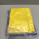 Toy Storage Mat Bag by Drawstring for Lego - Play Mat Bag Toy Storage Container for Kids with Cap can as Gift (2Pcs = Big Blue + Mini Yellow)