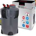 Aquatop 3-Stage 264 GPH Canister Filter with Super Quiet Vortex Easy Prime  55W Power for Up to 75-Gal  Includes All Filtration Media  CF-300