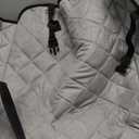 Car Seat Covers for DogsWaterproof PU Leather Car Front Seat Cover for Pets & Humans,Scratchproof Captain Seat Protector Fits Most Cars, Trucks, SUVsMinivans(Black),Standard Front Seat Cover