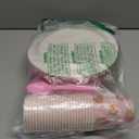 168 Pcs Strawberry Birthday Decorations, Includes Plates, Napkins, Cups, Cutlery for Berry First Birthday Decor, Serves 24, Pink Strawberry Party Tableware