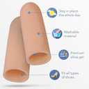 3 x Small Toe Protectors Soft Gel Silicone Toe Caps for Pain Relief, Corns, Ingrown Toenails 6-Pack Bandages for Men & Women