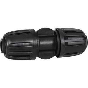 10 Pack 1/2 Inch Drip Irrigation Coupling Fittings (1/2" ID x 0.65" OD) - 1/2'' Drip Line Anti-Drop Barbed Lock Nut Coupler Connectors for 1/2 Inch Drip Irrigation Tubing Irrigation System