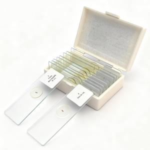 10 Prepared Whole Microscope Slides Set