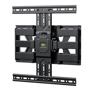 USX MOUNT Ultra Slim TV Wall Mount 37-75 Inch TVs Mount with Swivel and Tilt, Low Profile Full Motion Bracket with Articulating Dual Arms, Up to VESA 400X400 mm Max 16" Wood Studs, Holds 99lbs