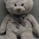 Holiday Home Jumbo Bear Plush - Grey