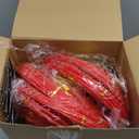 Funtery Funtery 12 Pcs Chinese New Year Lantern 10 Inch Fabric Red Cloth Lanterns Traditional Spring Festival Lanterns Hanging Decoration for Chinese Spring Festival Celebration Wedding Party