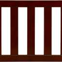 Dream On Me Convertible Crib Toddler Guard Rail in Espresso, Converts Cribs to Toddler Beds, Solid Wood Construction, 1 Count