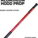 EZ RED EZHP Extendable Aluminum Hood and Tailgate Prop, Red