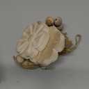 2pcs Carved Floral Tassels with Farmhouse Wood Beads - Multi-Functional Wall Decor Tray Home Decoration (Natural)