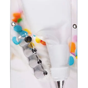 Crave Pastry Bag with Five Different Stainless Steel Nozzles for Precision, 1-pack