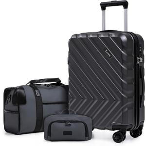 Luggage Sets 3 Piece,Suitcases with Wheels,Carry On Luggage Set 22x14x9 Airline Approved,Hardshell Luggage Sets With TSA Lock,20 Inch Carry On Suitcase