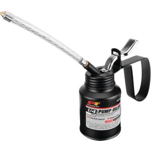 Performance Tool W241 Precision Steel Pump with Flexible Spout, Convenient 1/4 Pint Size for Easy Oil or Fluid Transfer