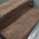 Dog Stairs for Small Dogs, 4 Tier Wider Pet Stairs for Couch and Beds, 17.7" H Non-Slip Dog Steps for Old Cats, Puppy, Small Medium Dogs, 17.7x23.6x17.7 inch, Brown