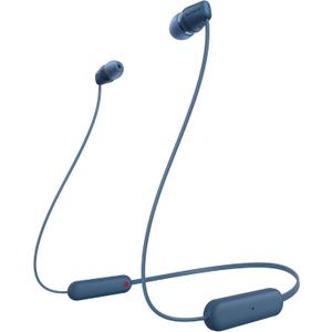 Sony WI-C100 Wireless in-Ear Bluetooth Headphones with Built-in Microphone, Blue