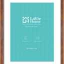 LaVie Home 22 x 28 Picture Frame Brown Poster Frame,Display Pictures 18x24 with Mat or 22x28 Without Mat, Stable and Sturdy Frame and Polished Plexiglass, Suitable for wall decoration（1 Pack）