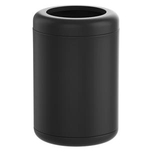 Black BathroomTrash can,10L/2.6GAL,Open Top Wastebasket Bin,Garbage Can for Bathroom,Living Room,Office,Kitchen,Bedroom,Hotel (Black)