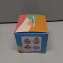 ddLUCK Sensory Activity Ball, Silicone Fidget Toys for Autism, ADHD, Stress & Anxiety Relief, 10 Colors Silent Calming Travel Play Fidgets Toy Balls for Kids 3+ & Adults with 20 Strings (White)