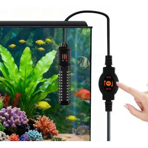 200W Aquarium Heater, Adjustable Thermostat Fish Tank Heater | Auto Shut-Off, Explosion-Proof for Fresh & Saltwater