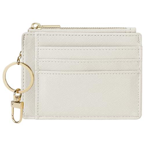 Sodsay Card Case Slim Front Pocket Wallet for Women Credit Card Holder with Keychain