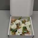 12 Pcs Wedding Wrist Corsage and Boutonniere Set Rose Wrist Corsage for Prom Boutonniere for Men Wedding Flowers Accessories Prom Suit Decorations for Wedding Ceremony Anniversary (Creamy White)