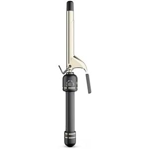 HOT TOOLS 24K Gold Professional 3/4" Extended Barrel Curling Iron with Clamp for Defined Curls - 24K Gold Technology for Long-Lasting Results & Longer Barrel for Easy Styling