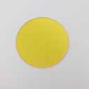 Sibe-R-Plastics Supply - 6 Pack - Colored Transparent Acrylic Plexiglass 1/8" Thick Circles Seasonal Outdoor Decorative Lighting Accents Pick Your Color and Diameter (6 Pack - Yellow, 3" Diameter)